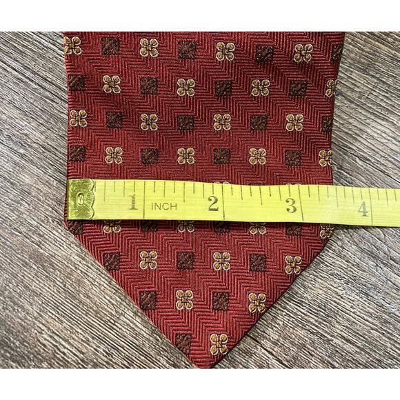 BROOKS BROTHERS Makers Men's Classic Silk Neck Tie Made in USA 58.5” x 3.5” - Picture 2 of 8